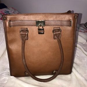 Large brown tote